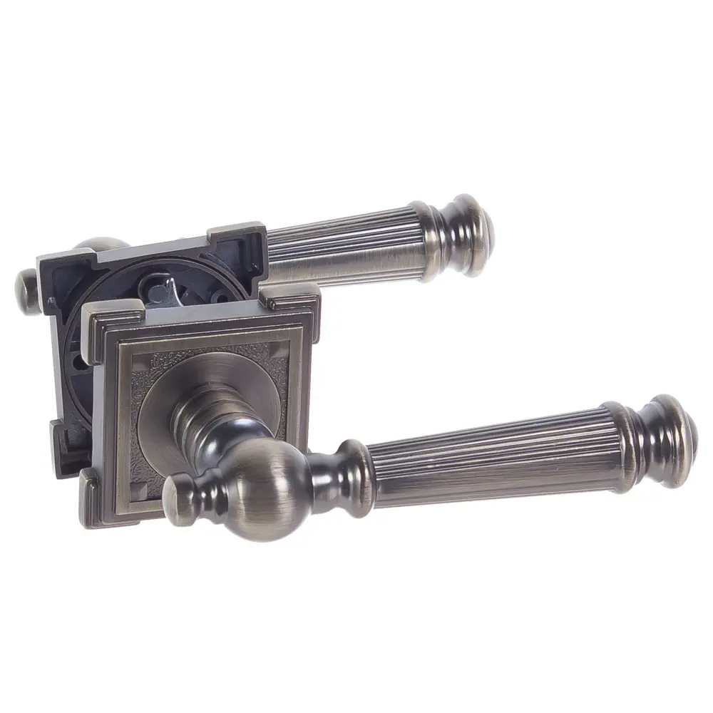 Фото 2 Дверная ручка Inspire «SQ Memory», без запирания, комплект, цвет бронза