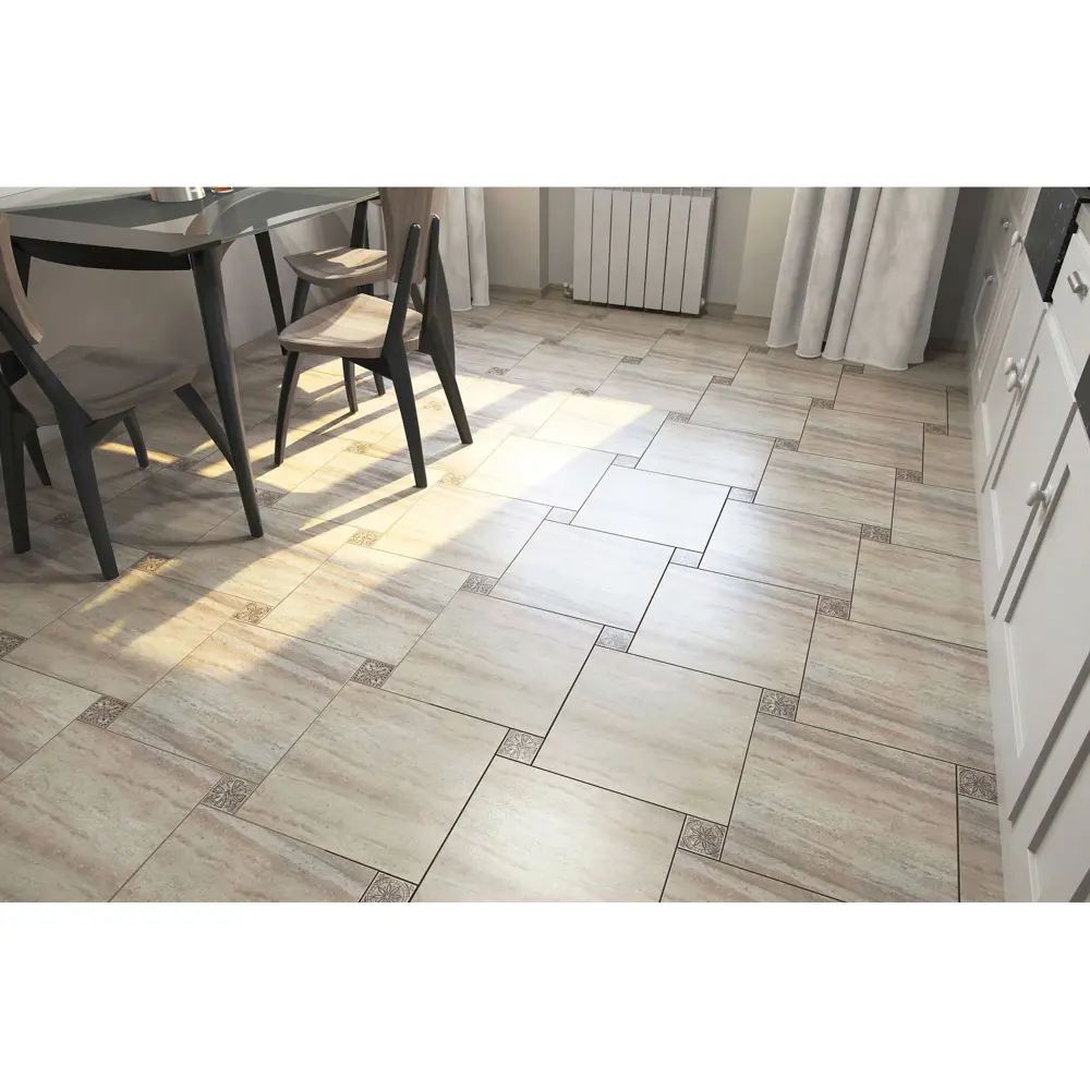 Фото 6 Вставка напольная Kerama Marazzi Престон 7.7x7.7 см керамогранит цвет серый Фото 6 Вставка напольная Kerama Marazzi Престон 7.7x7.7 см керамогранит цвет серый