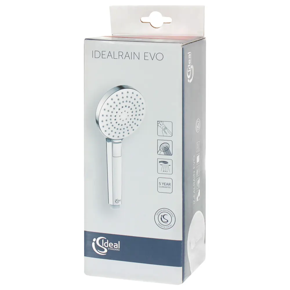 Фото 3 Лейка для душа Ideal Standard IdealRain Evo B2231AA круглая 3 режима Фото 3 Лейка для душа Ideal Standard IdealRain Evo B2231AA круглая 3 режима