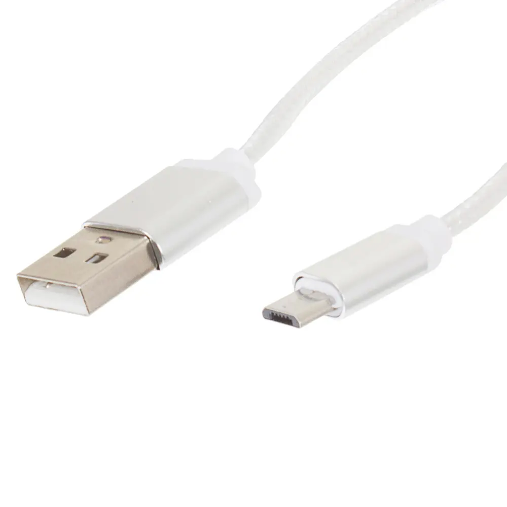Фото Кабель Oxion USB-micro USB 1.5 м 2 A цвет белый Фото Кабель Oxion USB-micro USB 1.5 м 2 A цвет белый
