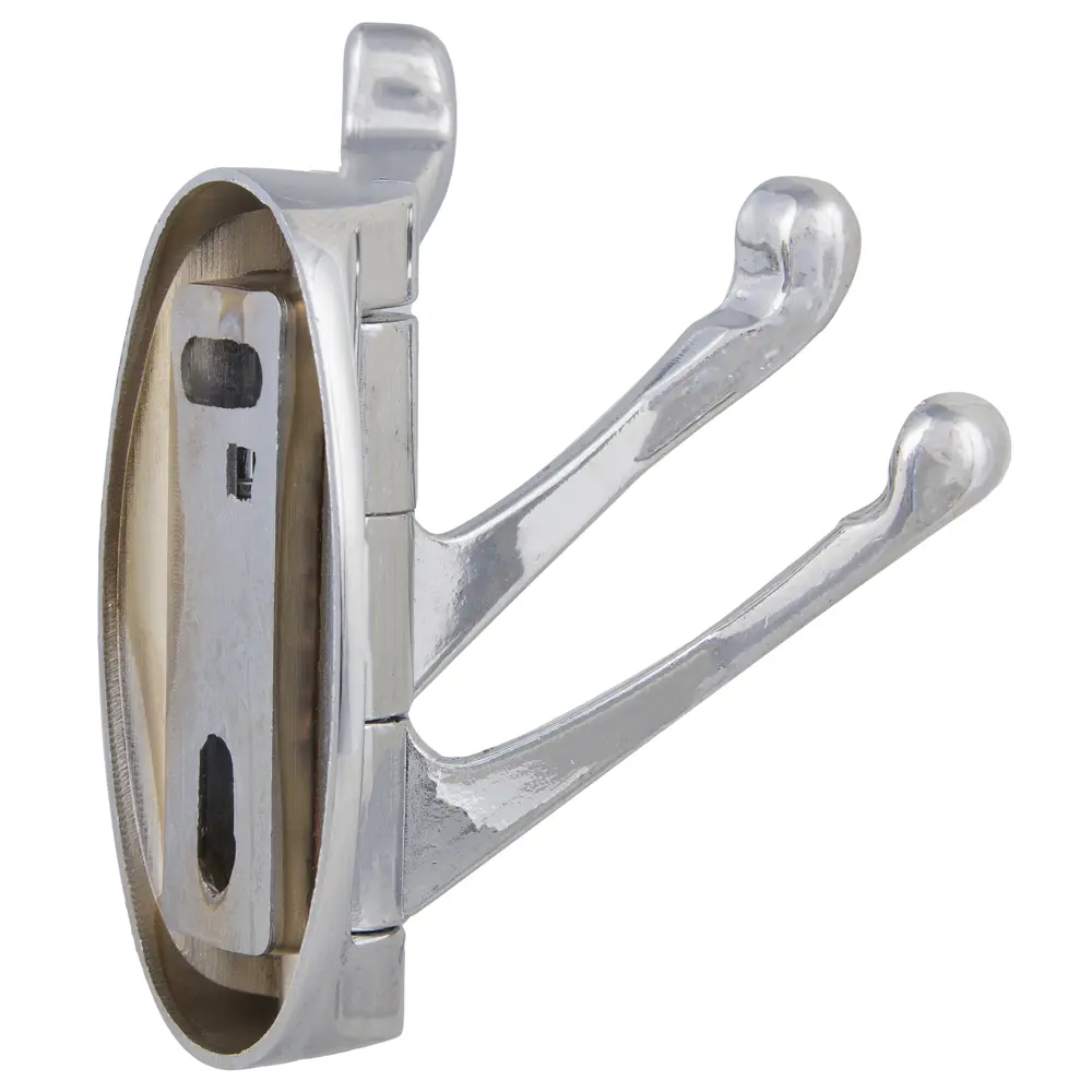 Фото 2 Крючок тройной Swivel, мини, металл, цвет хром Фото 2 Крючок тройной Swivel, мини, металл, цвет хром