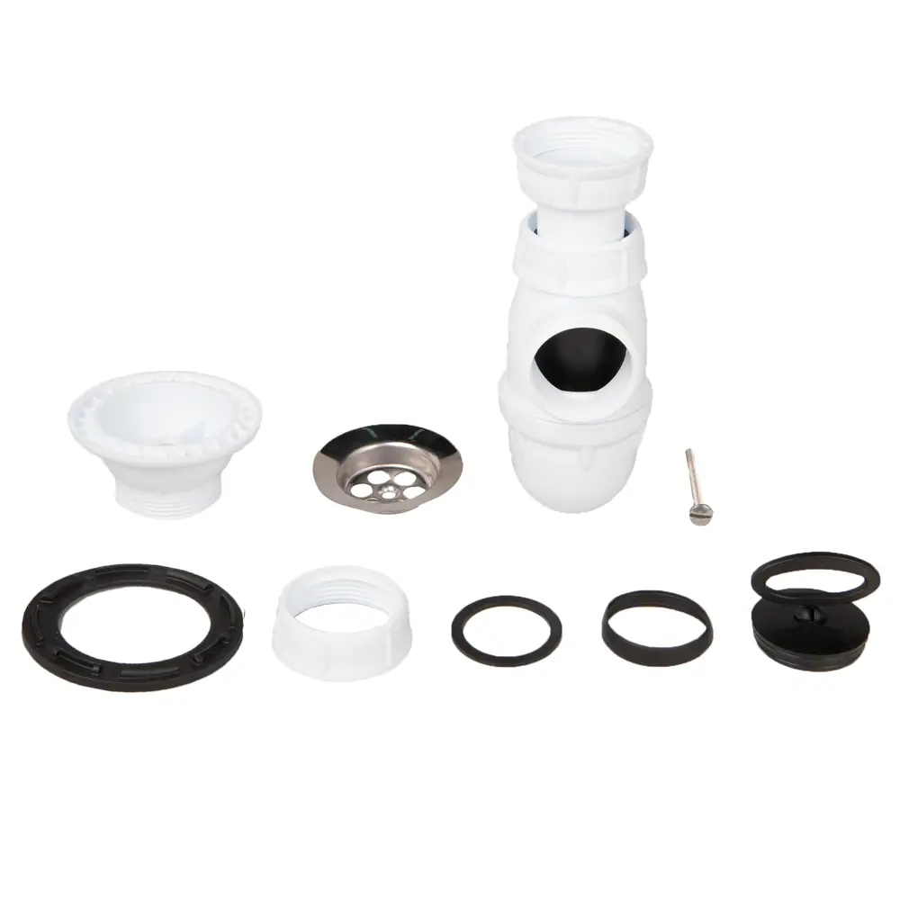 Фото 3 Сифон для мойки SAS с выпуском и решеткой слив 40 мм пластик Фото 3 Сифон для мойки SAS с выпуском и решеткой слив 40 мм пластик