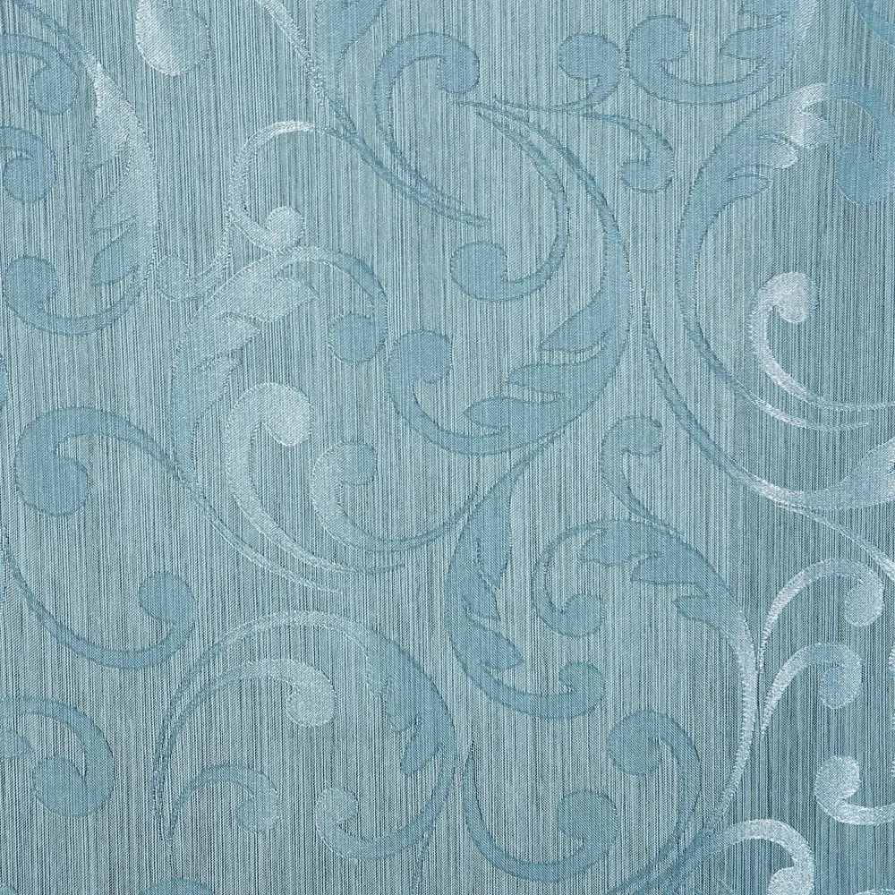 Фото 2 Штора на ленте 200х270 см цвет бирюзовый Фото 2 Штора на ленте 200х270 см цвет бирюзовый