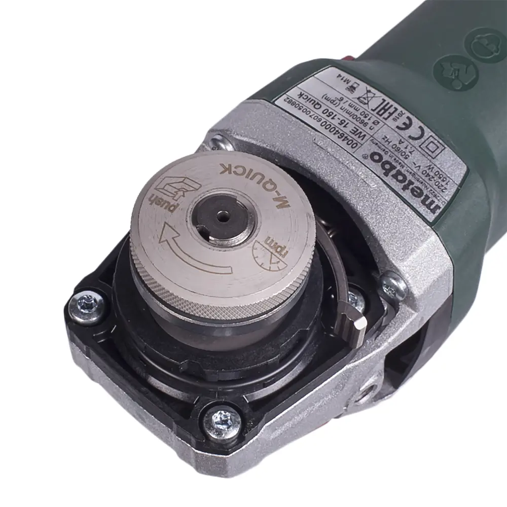 Фото 4 Углошлифовальная машина (болгарка) Metabo WEV 15-125 Quick HT, 1550 Вт, 125 мм Фото 4 Углошлифовальная машина (болгарка) Metabo WEV 15-125 Quick HT, 1550 Вт, 125 мм