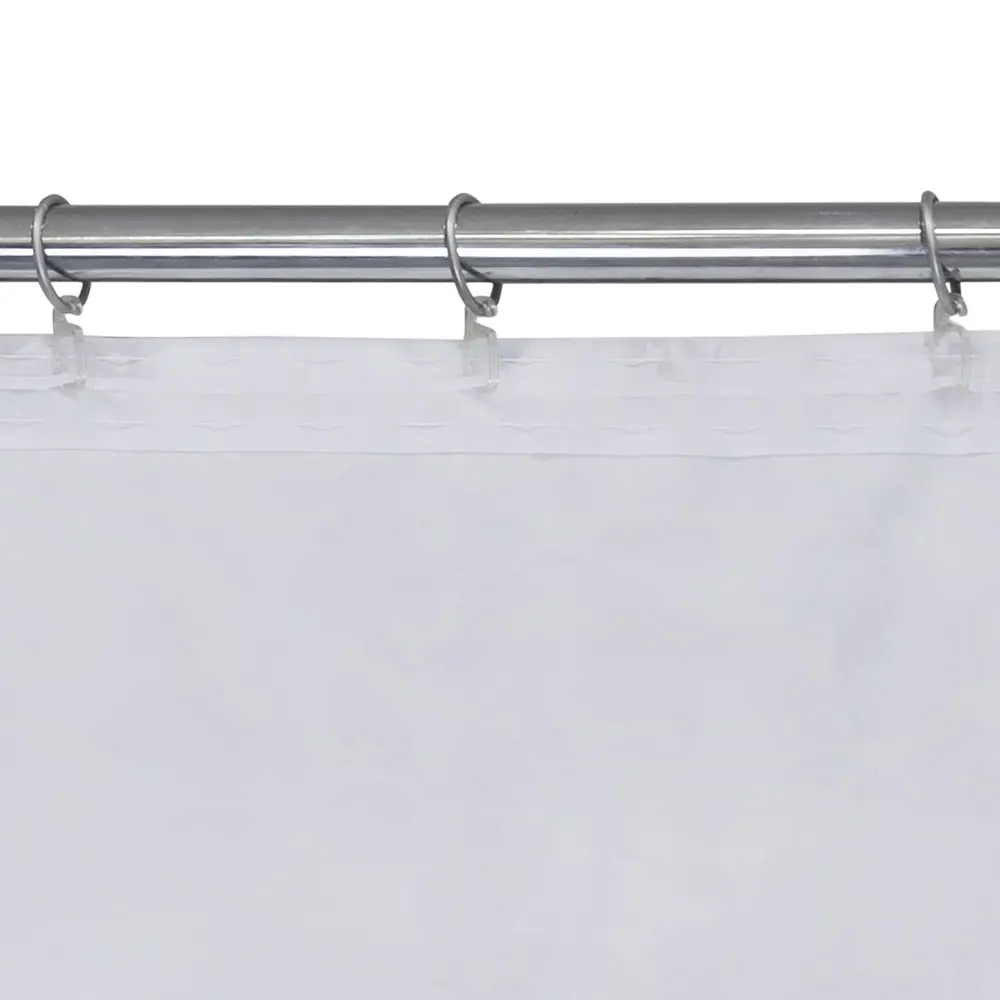 Фото 3 Штора на ленте «Цветы» 160х260 см цвет кремово-красный