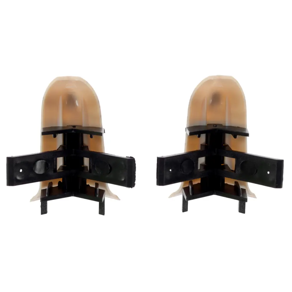 Фото 2 Угол для плинтуса внешний «Королевский белый дуб» 58 мм 2 шт.