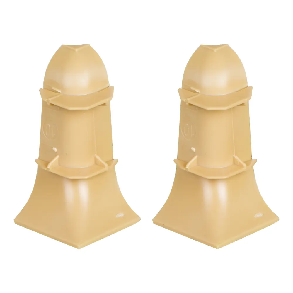 Фото 2 Угол для плинтуса внутренний 062 «Дуб Классик» 58 мм 2 шт.