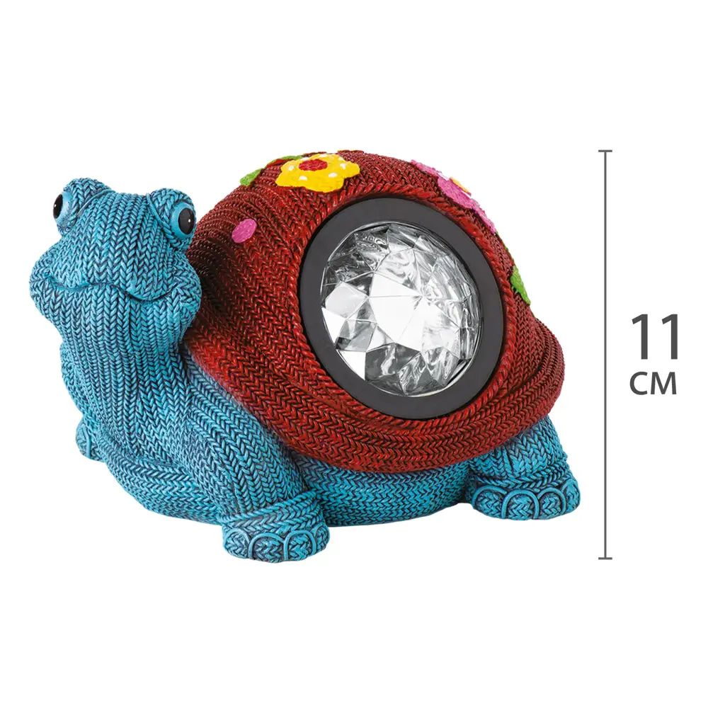 Фото 4 Светильник на солнечных батареях Knitturtle, 19 см, полирезина/полипропен Фото 4 Светильник на солнечных батареях Knitturtle, 19 см, полирезина/полипропен