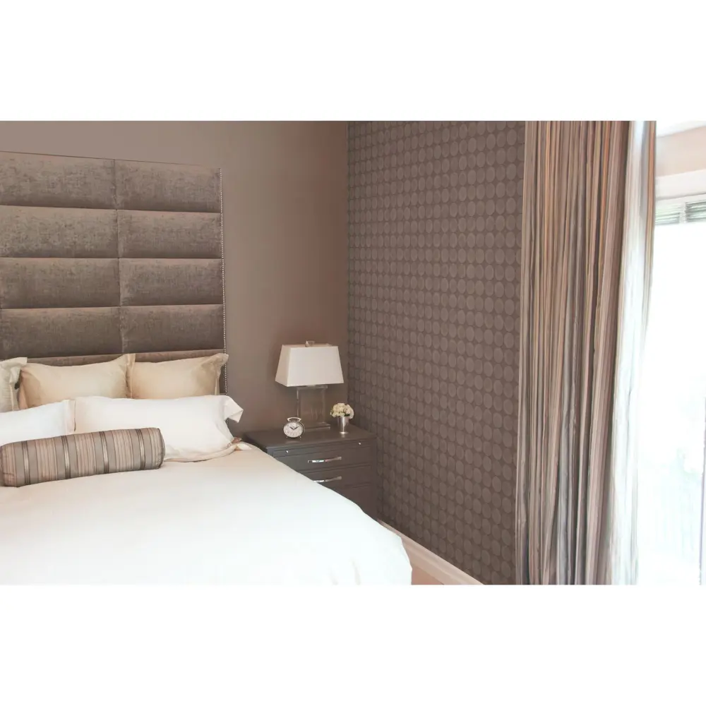 Фото 4 Обои на флизелиновой основе 1.06х10 м круги цвет коричневый VS 988549