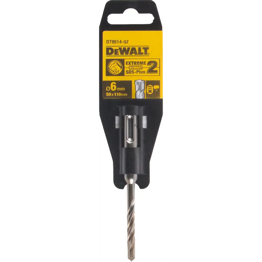 Фото Бур Dewalt Extreme2 SDS-Plus 6х110 мм Фото Бур Dewalt Extreme2 SDS-Plus 6х110 мм