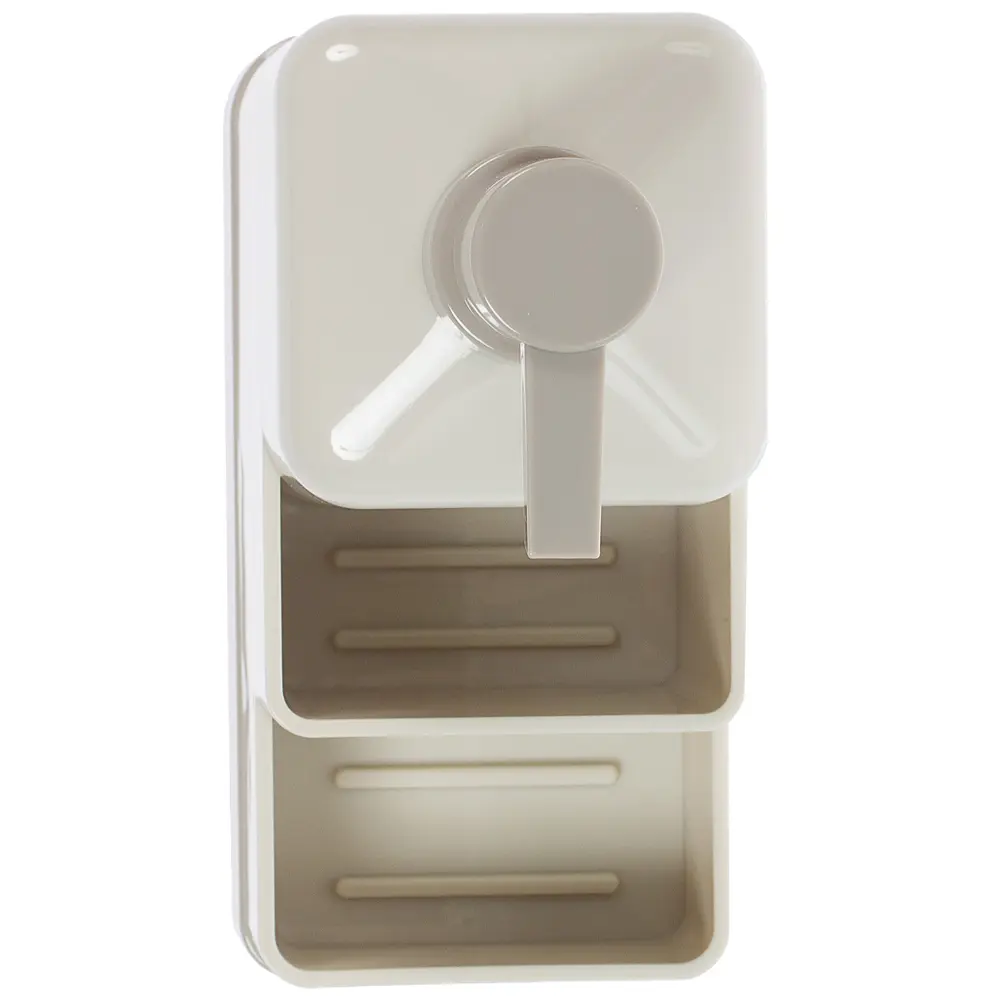 Фото 2 Диспенсер для жидкого мыла с держателем для губки RIO 8.5х19.5х16 см