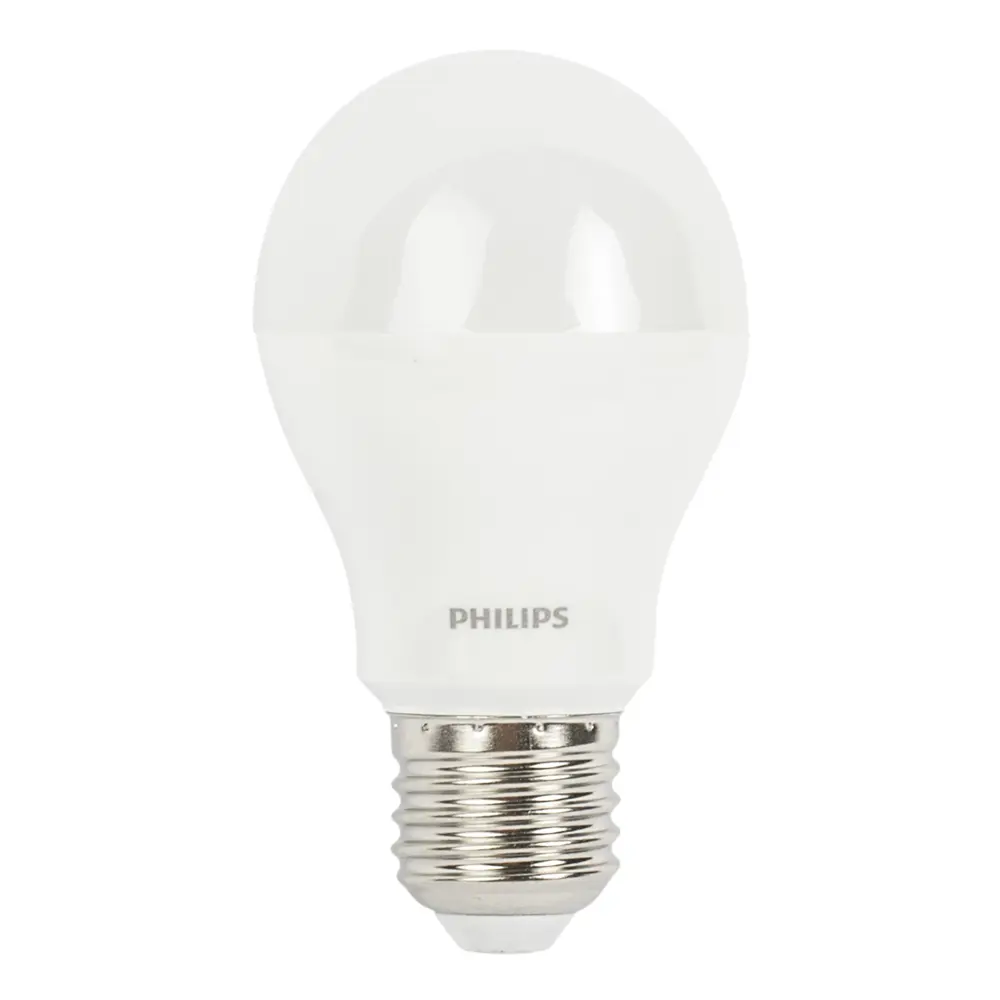 Фото Лампа светодиодная Philips E27 7.5 Вт 600 Лм свет тёплый белый Фото Лампа светодиодная Philips E27 7.5 Вт 600 Лм свет тёплый белый