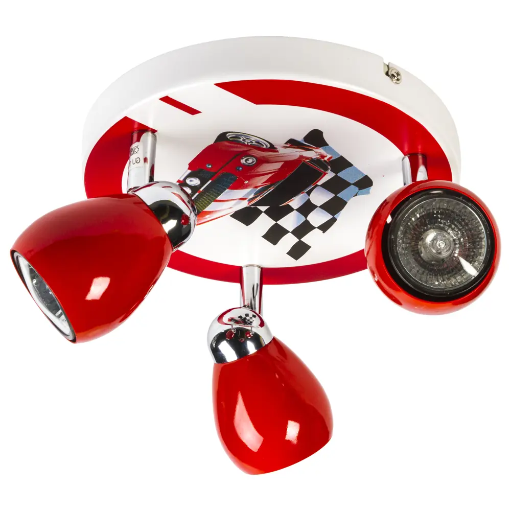 Фото Спот Racing 3xGU10x50 Вт, металл, цвет пурпурный Фото Спот Racing 3xGU10x50 Вт, металл, цвет пурпурный