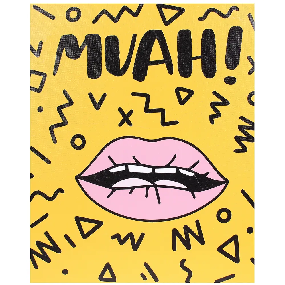 Фото Картина на холсте «Muah!» 40х50 см Фото Картина на холсте «Muah!» 40х50 см