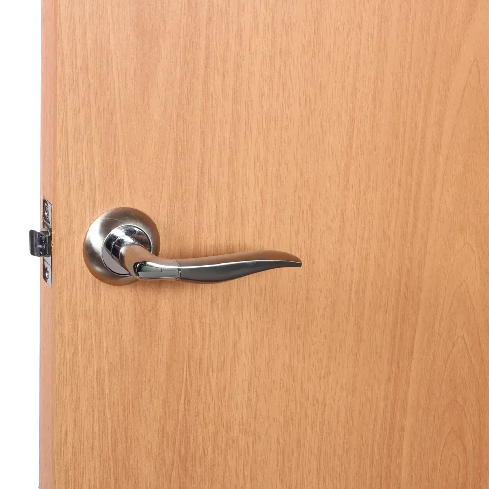 Фото 6 Ручка дверная на розетке Inspire, алюминий, цвет никель Фото 6 Ручка дверная на розетке Inspire, алюминий, цвет никель