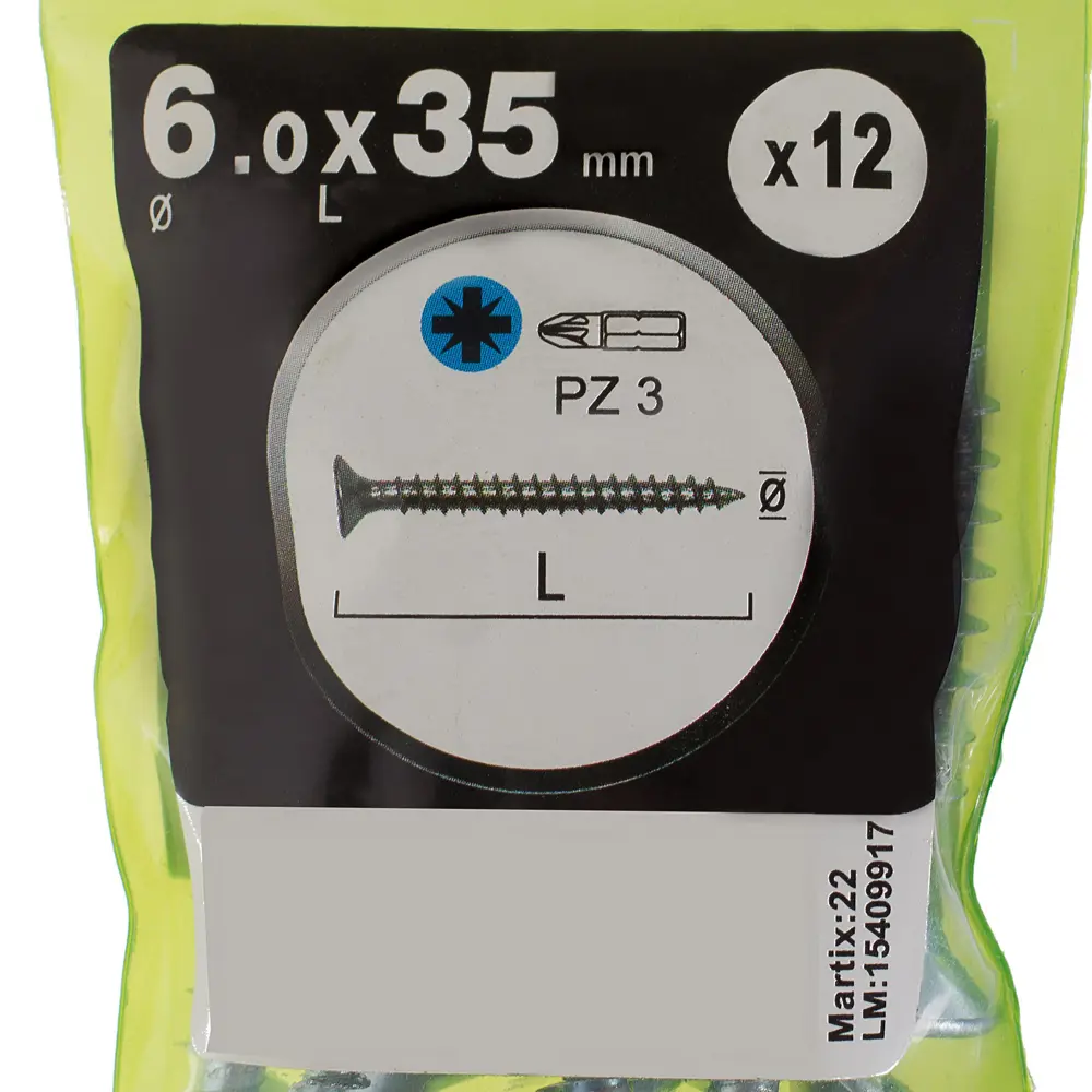 Фото 4 Саморезы универсальные Standers оцинкованные 6х35 мм, 12 шт. Фото 4 Саморезы универсальные Standers оцинкованные 6х35 мм, 12 шт.