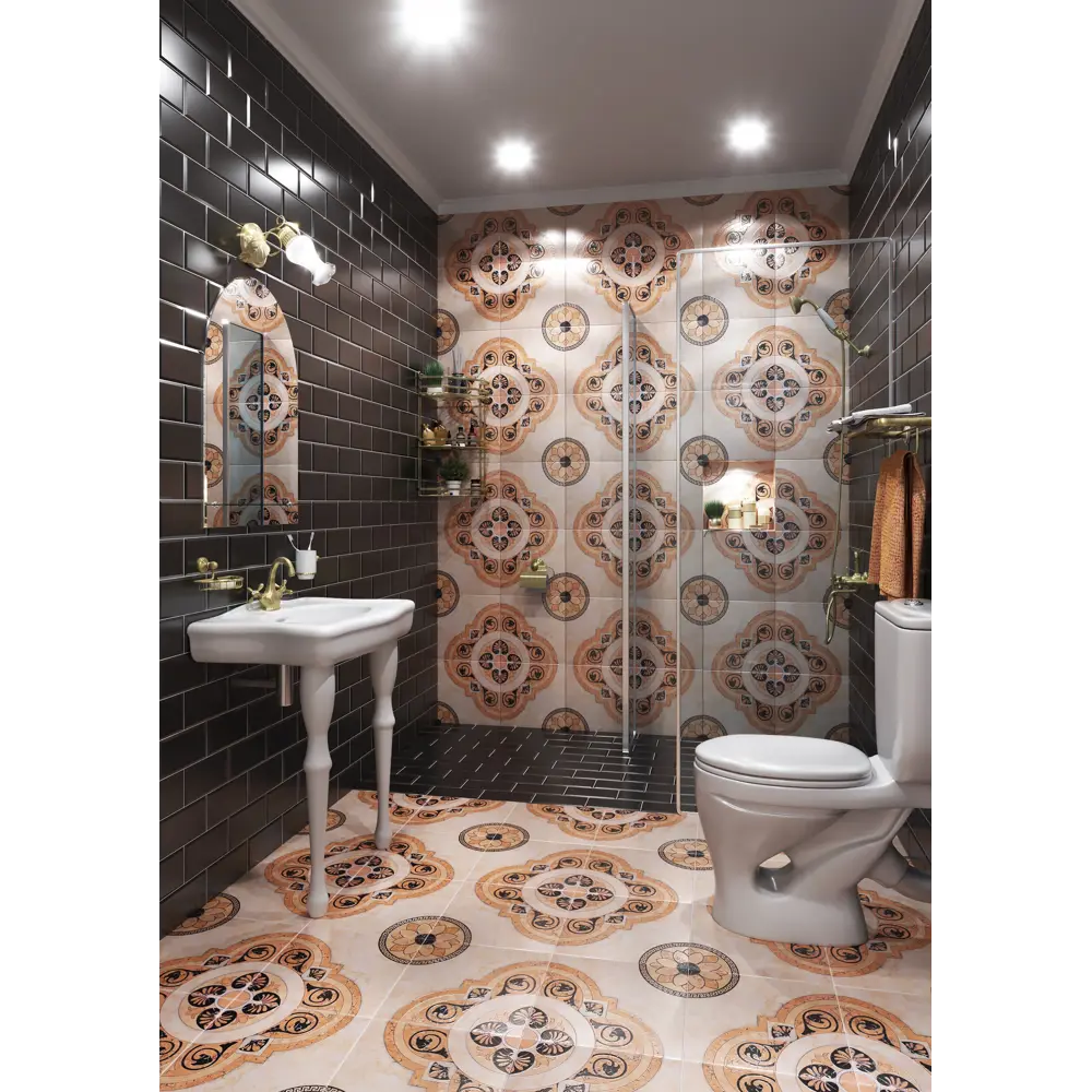 Фото 4 Плитка настенная «Metrotiles» 10х20 см 0.88 м2 цвет чёрный Фото 4 Плитка настенная «Metrotiles» 10х20 см 0.88 м2 цвет чёрный