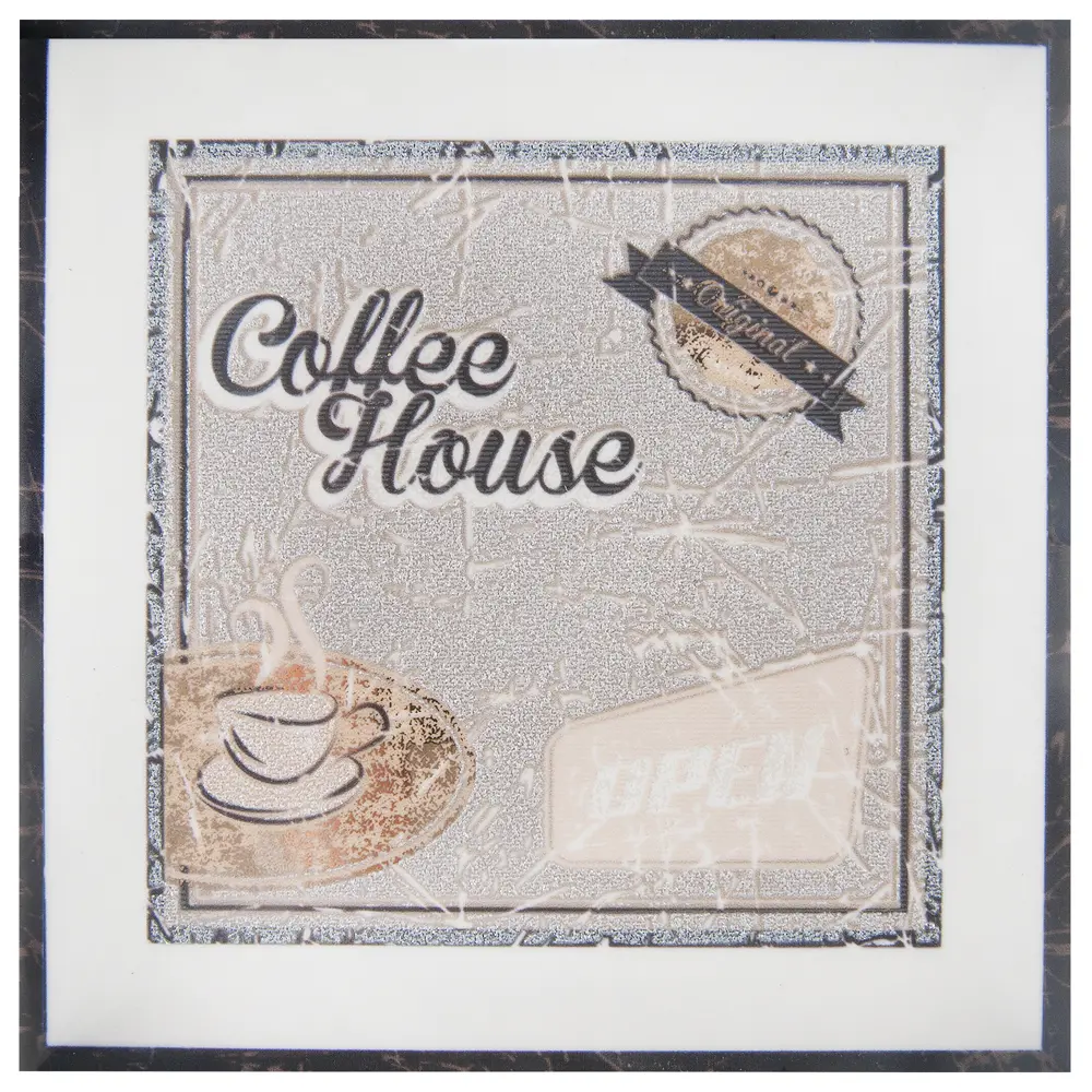 Фото Декор «Cocktail Coffee B» 15x15 см цвет коричневый Фото Декор «Cocktail Coffee B» 15x15 см цвет коричневый