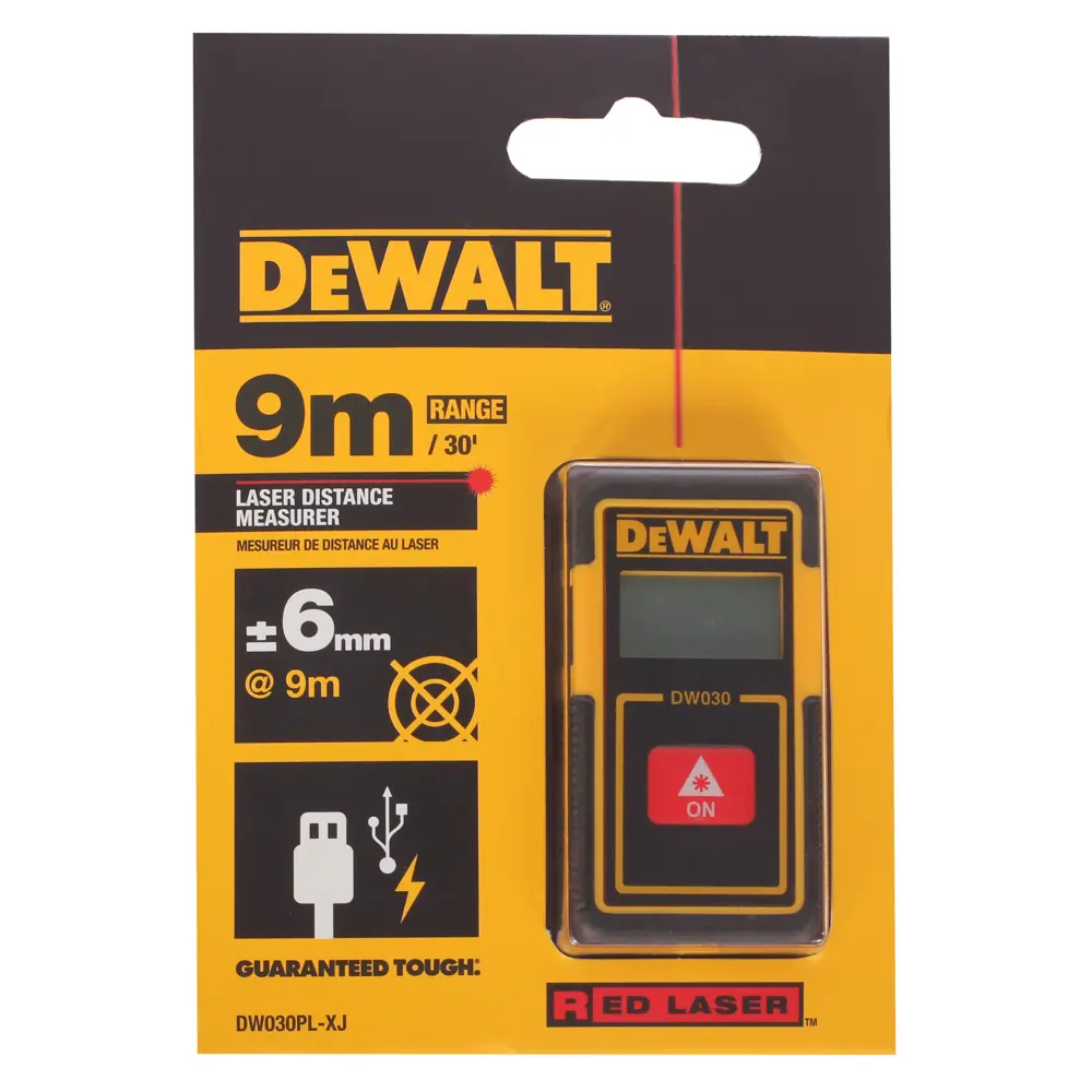 Фото 4 Дальномер лазерный DeWalt с дальностью до 9 м Фото 4 Дальномер лазерный DeWalt с дальностью до 9 м