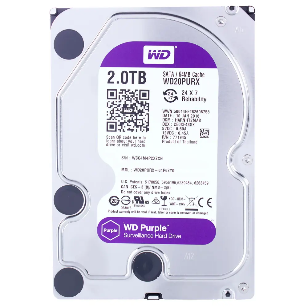 Фото 2 Жесткий диск Western Digital 2 Tb, 17x11x2 см, алюминий/сталь Фото 2 Жесткий диск Western Digital 2 Tb, 17x11x2 см, алюминий/сталь