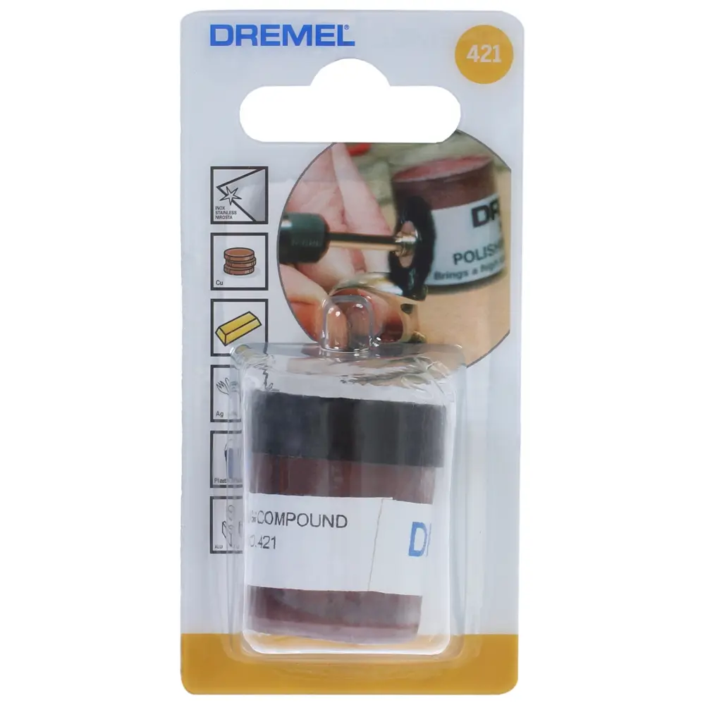 Фото 2 Паста полировальная Dremel 421 Фото 2 Паста полировальная Dremel 421