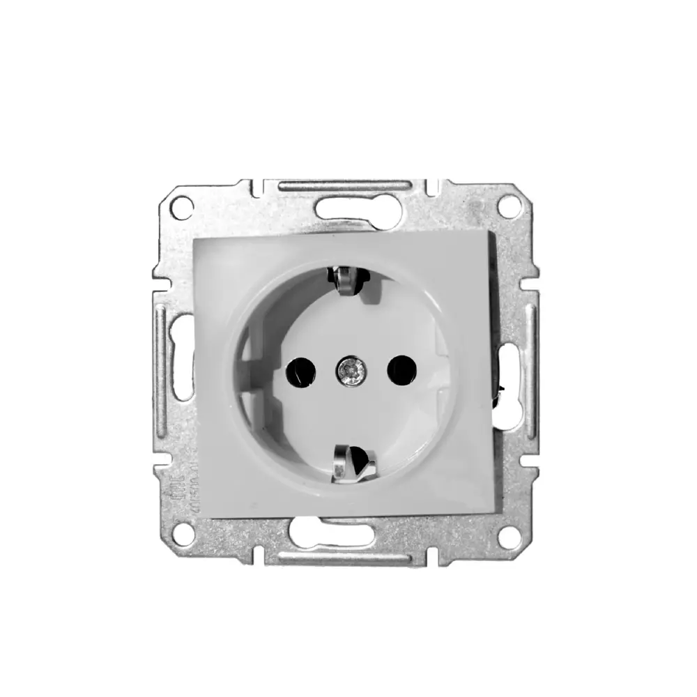 Фото Розетка Schneider Electric Sedna с заземлением, цвет белый Фото Розетка Schneider Electric Sedna с заземлением, цвет белый