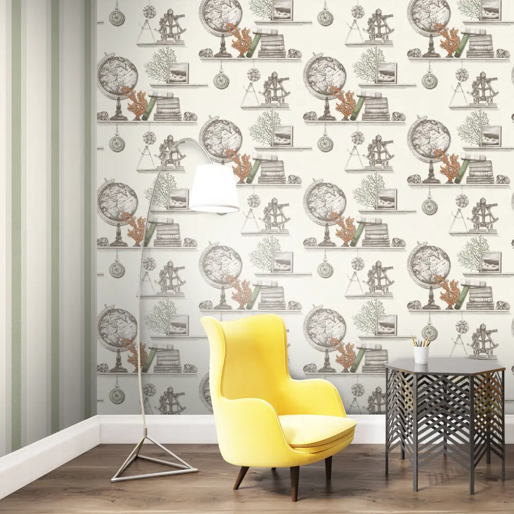 Фото 4 Обои флизелиновые Euro Décor «Sea» 1146-00, 1.06x10 м, цвет зелёный Фото 4 Обои флизелиновые Euro Décor «Sea» 1146-00, 1.06x10 м, цвет зелёный