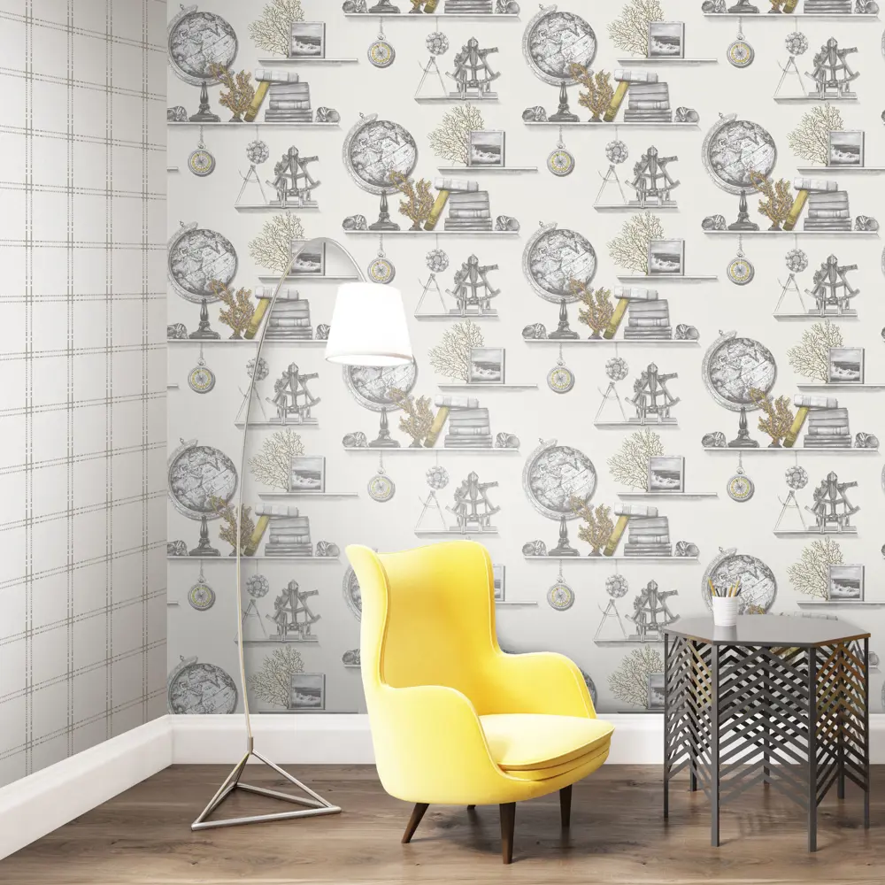 Фото 4 Обои флизелиновые Euro Décor «Sea» 1147-01, 1.06x10 м, цвет серый Фото 4 Обои флизелиновые Euro Décor «Sea» 1147-01, 1.06x10 м, цвет серый