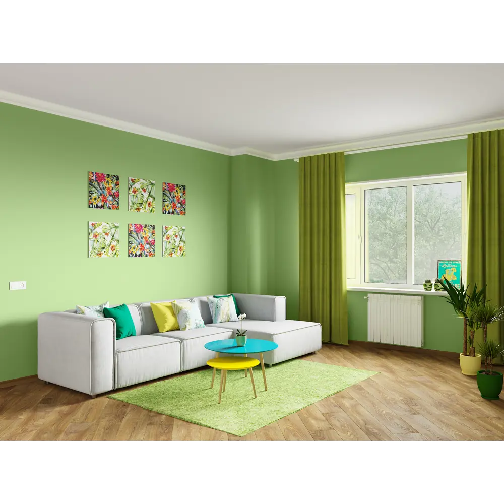 Фото 6 Краска Primalex Inspiro 1 л Зелёная Амазония Фото 6 Краска Primalex Inspiro 1 л Зелёная Амазония