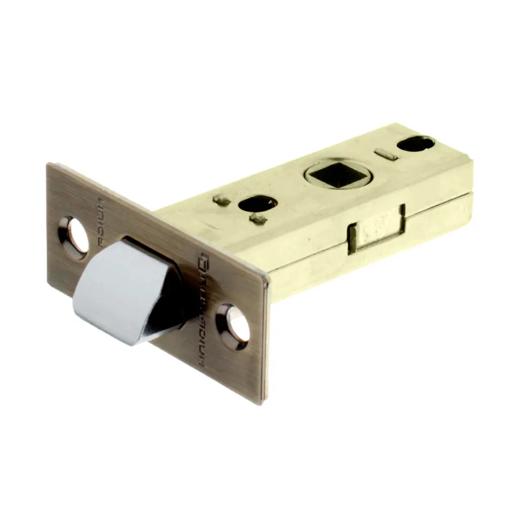 Фото Защёлка межкомнатная Palladium 100 70x66x25 мм сталь/ЦАМ цвет античная бронза Фото Защёлка межкомнатная Palladium 100 70x66x25 мм сталь/ЦАМ цвет античная бронза