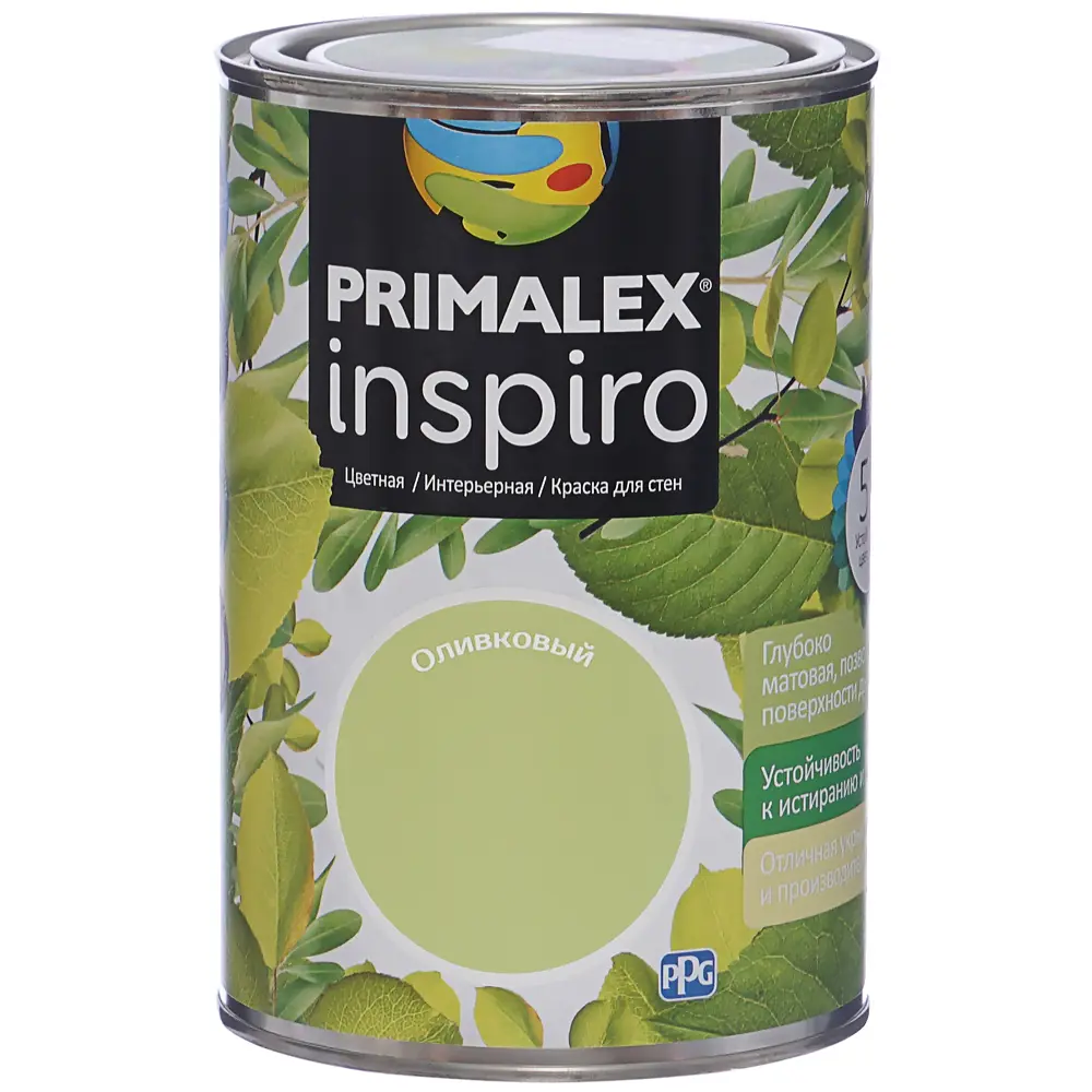 Фото 2 Краска Primalex Inspiro 1 л Оливковый Фото 2 Краска Primalex Inspiro 1 л Оливковый