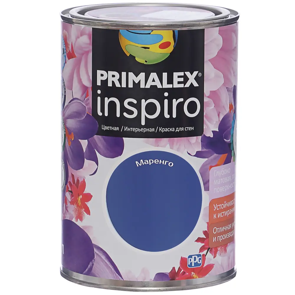 Фото Краска Primalex Inspiro 1 л Маренго Фото Краска Primalex Inspiro 1 л Маренго