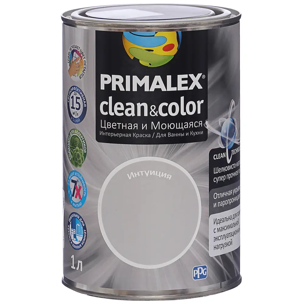 Фото 2 Краска PR-X Clean&Color 1 л Интуиция Фото 2 Краска PR-X Clean&Color 1 л Интуиция