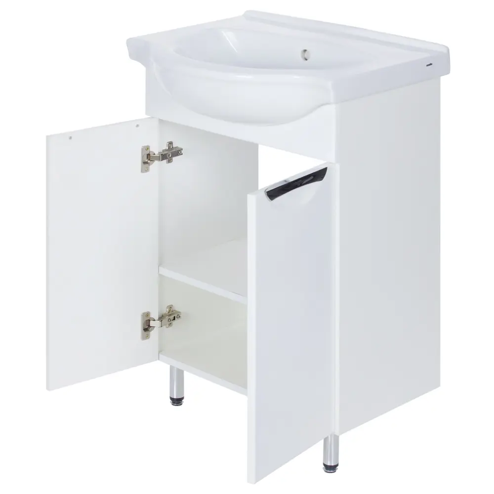 Фото 2 Тумба под раковину напольная «Грея» 55 см