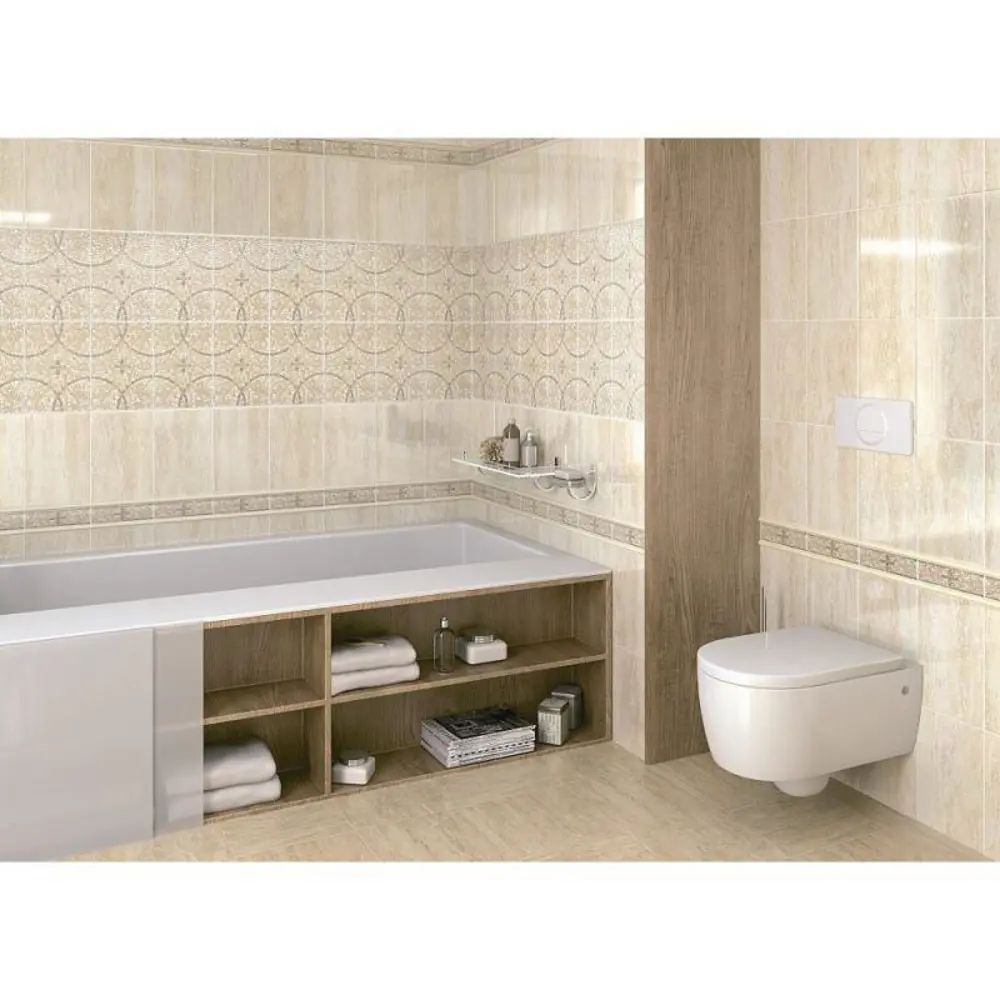 Фото 4 Бордюр Kerama Marazzi «Травертин-Скульптура» 20х5.7 см цвет бежевый Фото 4 Бордюр Kerama Marazzi «Травертин-Скульптура» 20х5.7 см цвет бежевый
