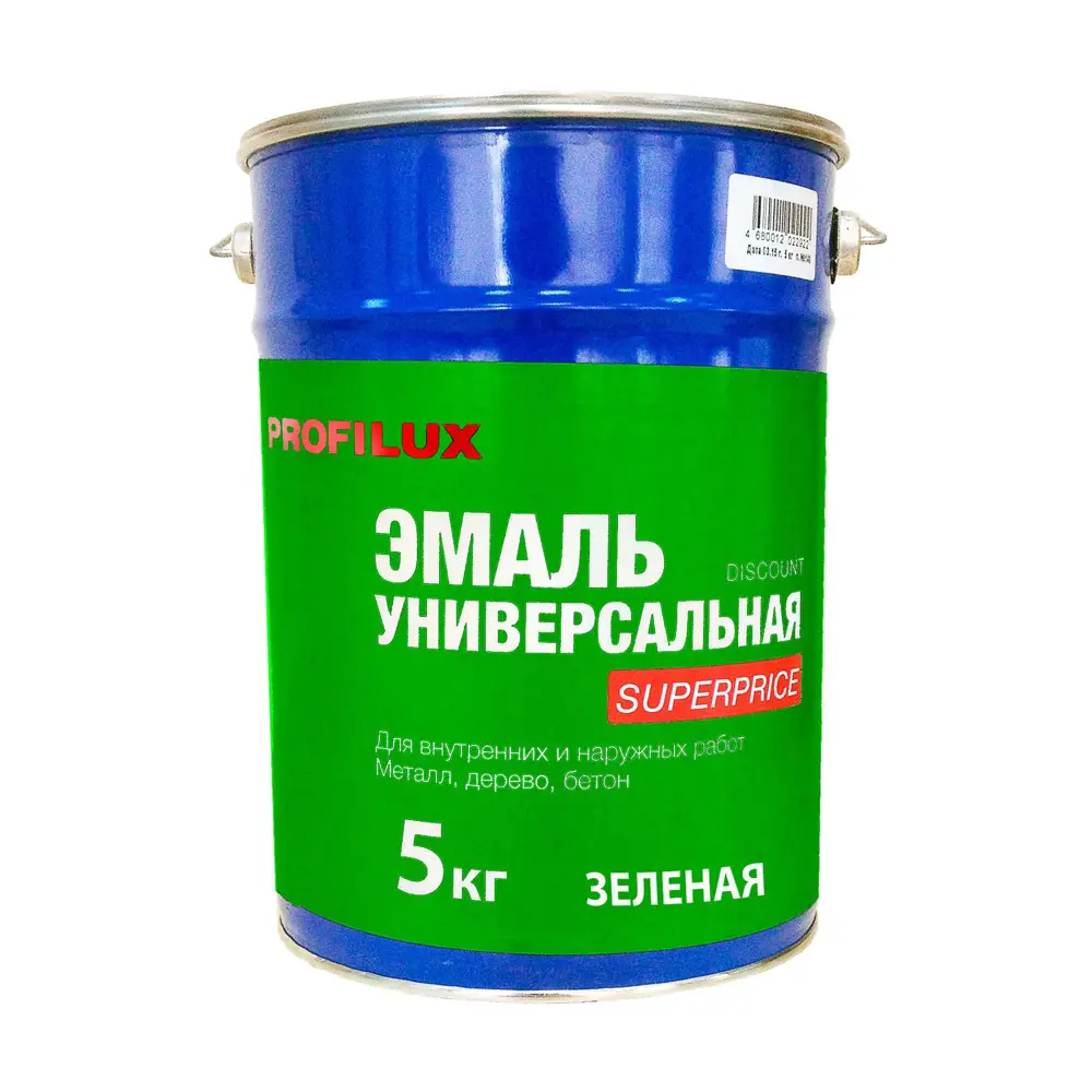 Фото Профилюкс Эмаль Superprice цвет зелёный 5 кг Фото Профилюкс Эмаль Superprice цвет зелёный 5 кг