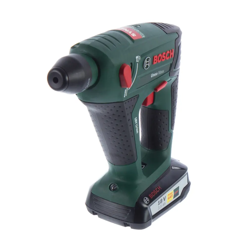 Фото Перфоратор аккумуляторный Bosch Uneo Maxx, Li-ion 18 В Фото Перфоратор аккумуляторный Bosch Uneo Maxx, Li-ion 18 В