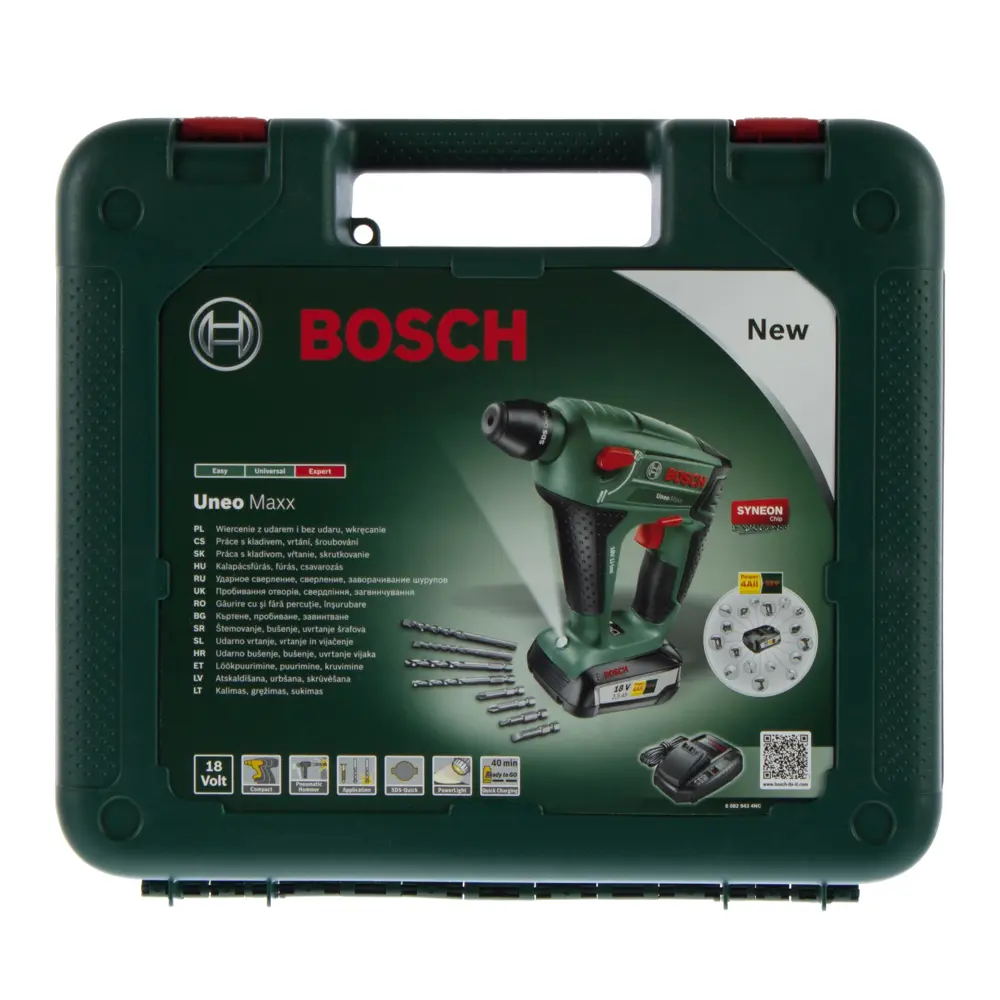 Фото 5 Перфоратор аккумуляторный Bosch Uneo Maxx, Li-ion 18 В Фото 5 Перфоратор аккумуляторный Bosch Uneo Maxx, Li-ion 18 В