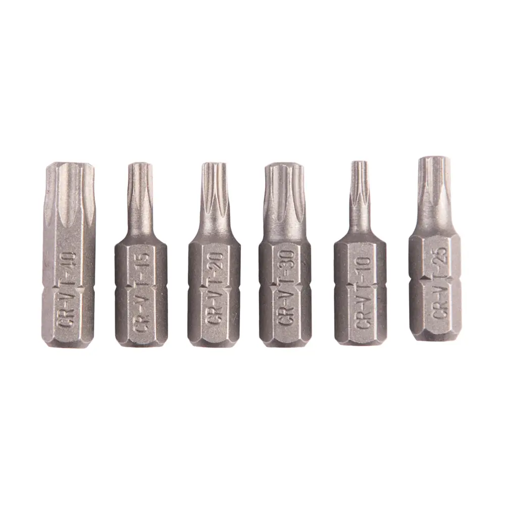 Фото Наборы бит Dexell, Torx, 25 мм, 6 шт. Фото Наборы бит Dexell, Torx, 25 мм, 6 шт.