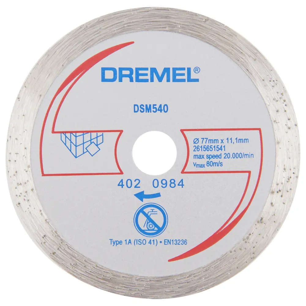 Фото Диск отрезной алмазный для Dremel DSM20 77х11.1 мм Фото Диск отрезной алмазный для Dremel DSM20 77х11.1 мм