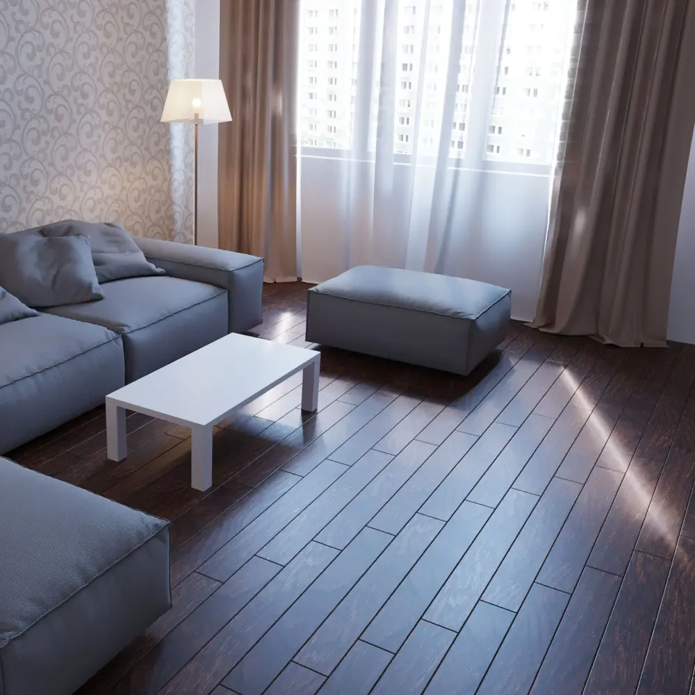 Фото 4 Паркетная доска трёхполосная «Дуб Шанти KY» лак 1.678 м² Фото 4 Паркетная доска трёхполосная «Дуб Шанти KY» лак 1.678 м²