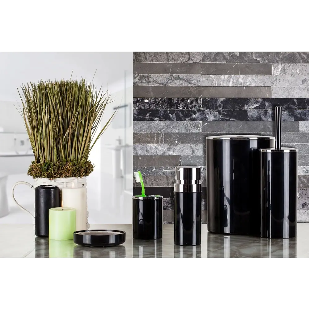 Фото 2 Мыльница настольная «Lenox» цвет чёрный Фото 2 Мыльница настольная «Lenox» цвет чёрный