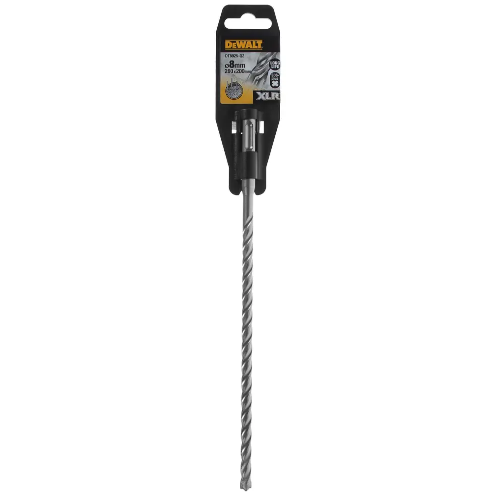 Фото 3 Бур по бетону SDS-Plus 8х200х260 мм DeWalt XLR DT8925 Фото 3 Бур по бетону SDS-Plus 8х200х260 мм DeWalt XLR DT8925