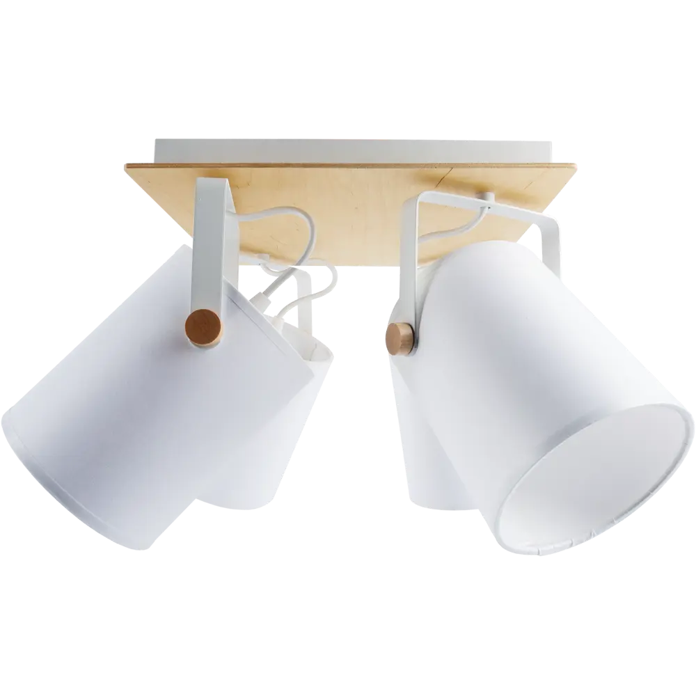Фото Светильник поворотный TK Lighting «Relax White» 1615, 4хЕ27х60 Вт Фото Светильник поворотный TK Lighting «Relax White» 1615, 4хЕ27х60 Вт