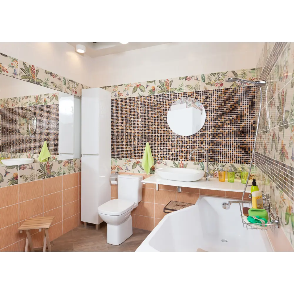 Фото 4 Плитка настенная Cersanit Olive 20x30 см 1.2 м2 цвет оранжевый Фото 4 Плитка настенная Cersanit Olive 20x30 см 1.2 м2 цвет оранжевый