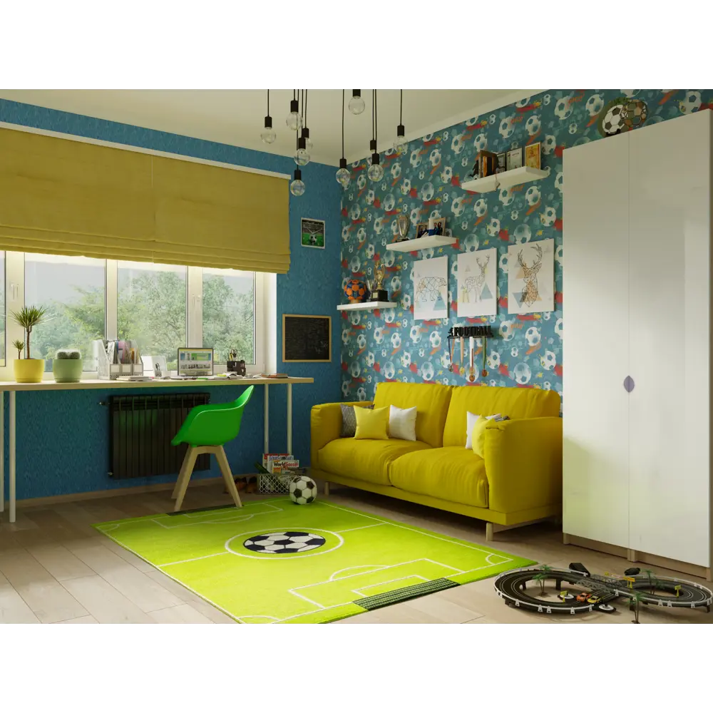 Фото 4 Ковёр детский Galaxy Kids 01AVA 1.6х2.3 м полипропилен Фото 4 Ковёр детский Galaxy Kids 01AVA 1.6х2.3 м полипропилен