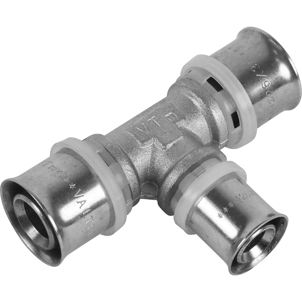 Фото Тройник переходной Valtec 26x20x26 мм латунь VTM.231.N.262026 Фото Тройник переходной Valtec 26x20x26 мм латунь VTM.231.N.262026
