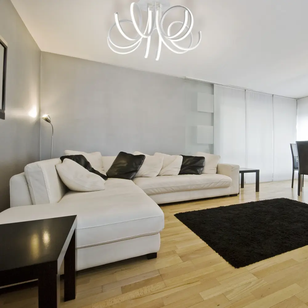 Фото 9 Люстра светодиодная Eurosvet Aries 90042/5, 45 м², цвет белый Фото 9 Люстра светодиодная Eurosvet Aries 90042/5, 45 м², цвет белый