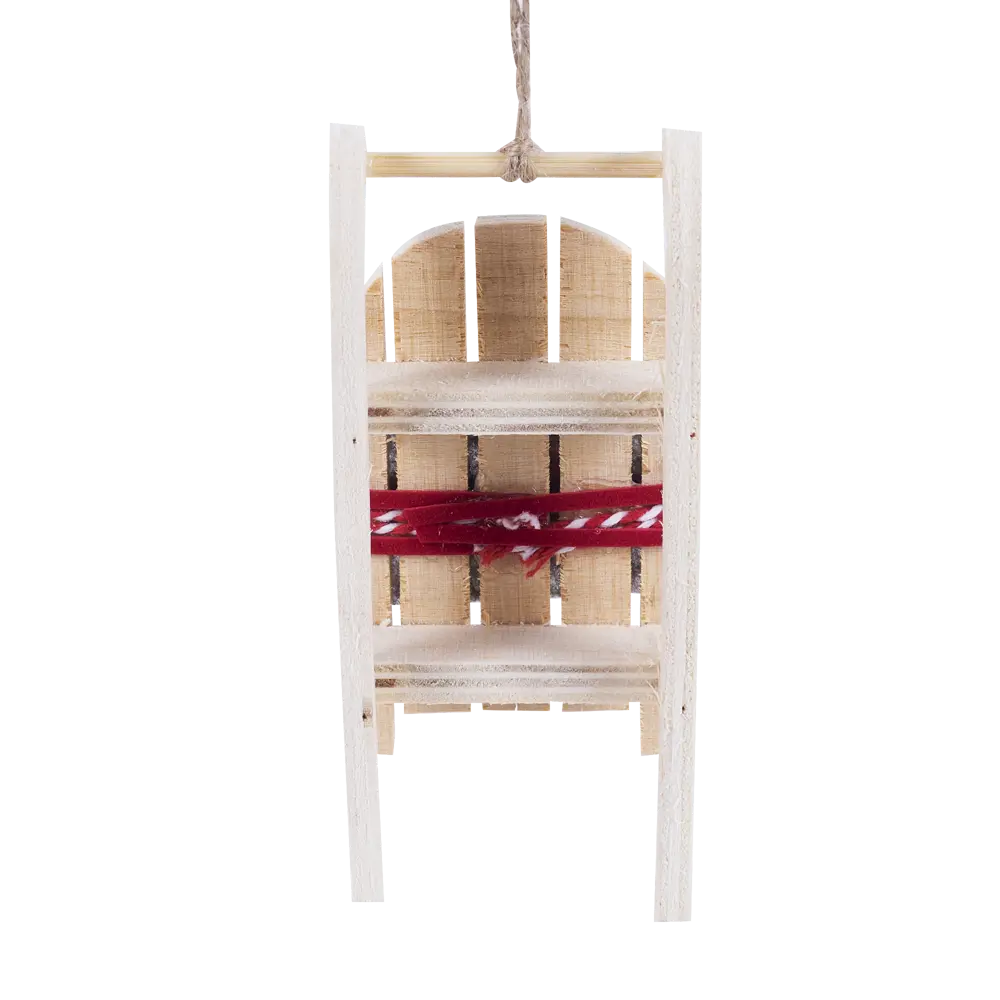 Фото Ёлочное украшение «Сани серо-красные» Фото Ёлочное украшение «Сани серо-красные»