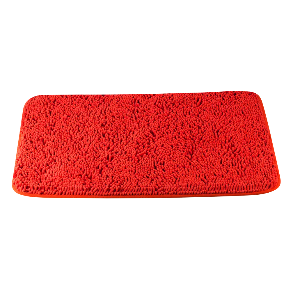 Фото 2 Коврик для ванной комнаты Cingolo, 50x80 см, полиэстер, цвет алый